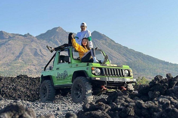 Bali Mount Batur Jeep Sunrise and Black Lava Jeep Tour - Natural hot spring by the lake: the payoff after the rugged morning