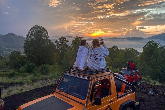 Mount Batur Jeep Sunrise Tour with Optional Add On - Stop 2: AKASA Specialty Coffee with Mount Batur and Lake Batur views