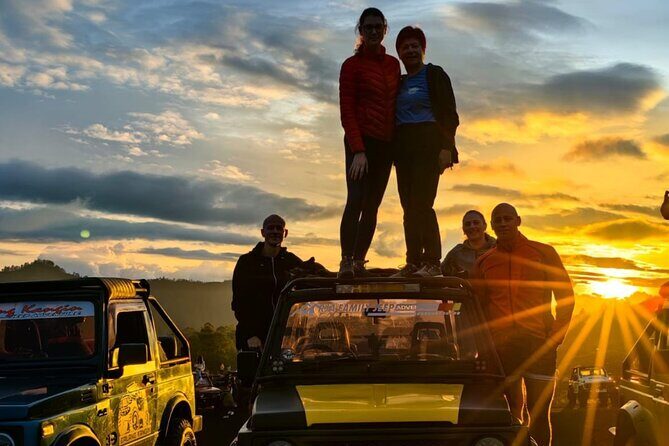 Mount Batur Sunrise Jeep Tour with Hot Springs and Waterfall - Tibumana Waterfall: Jungle Cascade, Quick Swim, and Photo Time