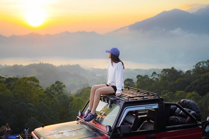 Mount Batur Sunrise Jeep Tour with Optional Activities - Mount Batur at Dawn: Caldera Views, Warm Drinks, and the Right Spot