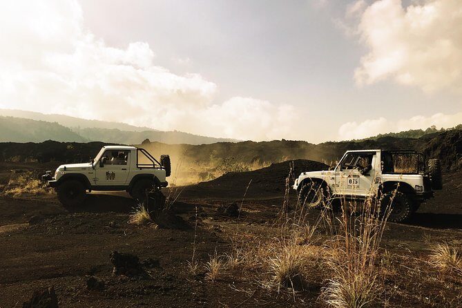 Mt Batur Sunrise 4WD Jeep Tours - Sunrise from the black lava area: getting the timing and the photos right