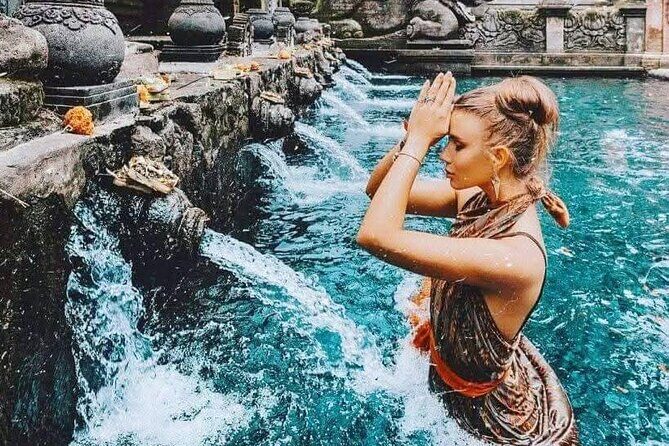Private ubud tour : Temple Bathing + Mount Batur + Rice Terrace. - Manuaba Waterfall: a calmer pause away from the main drag